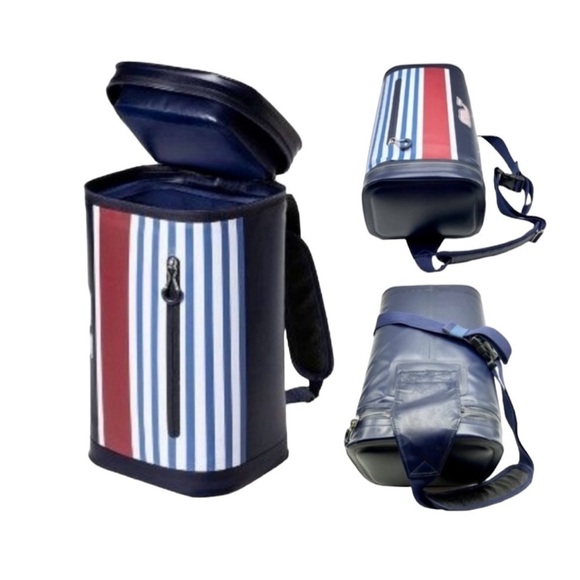 NWT Limited Edition Vineyard Vines x Target Navy Padded Shoulder Sling Cooler - Picture 6 of 16